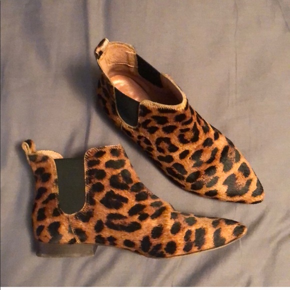 madewell leopard booties